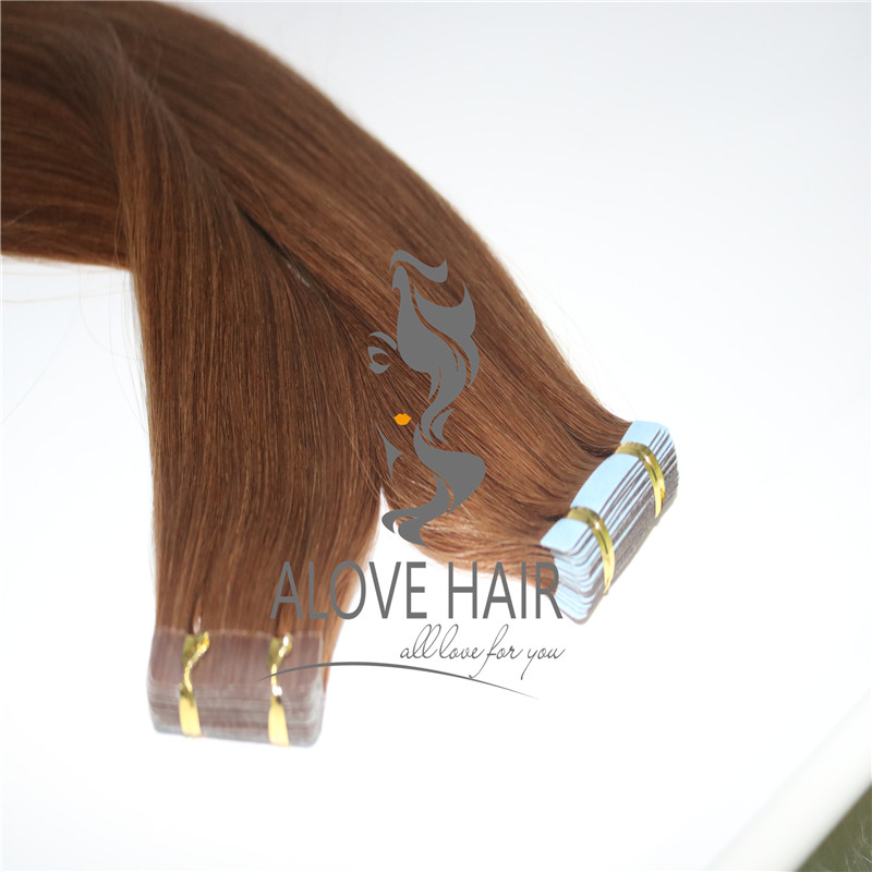22 inch tape in human hair exetensions for thin hair 